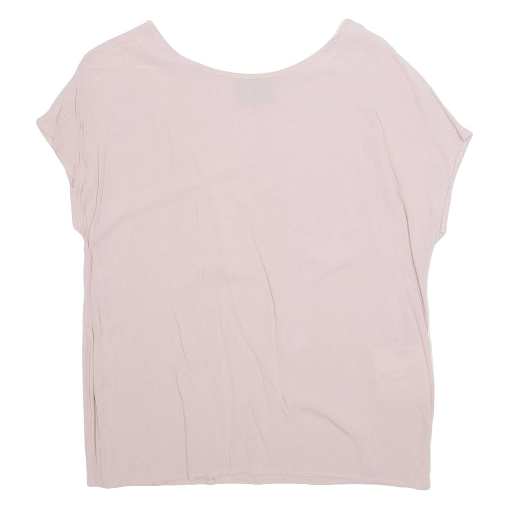 OBJECT Womens Top Pink Viscose M