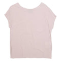 OBJECT Womens Top Pink Viscose M