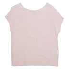 OBJECT Womens Top Pink Viscose M