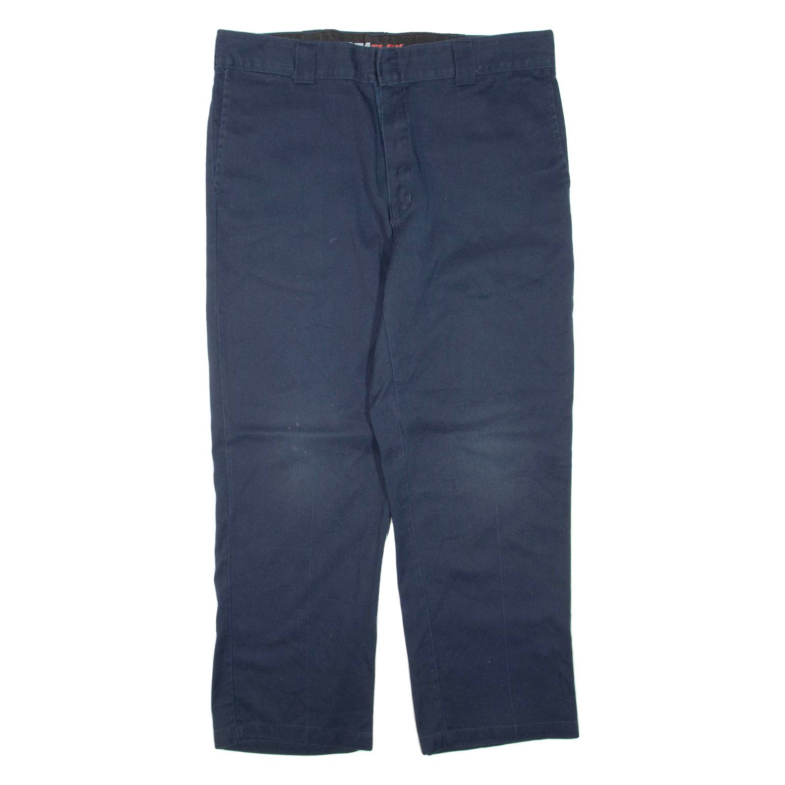 DICKIES Mens Trousers Blue Regular Straight W38 L30