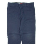 DICKIES Mens Trousers Blue Regular Straight W38 L30