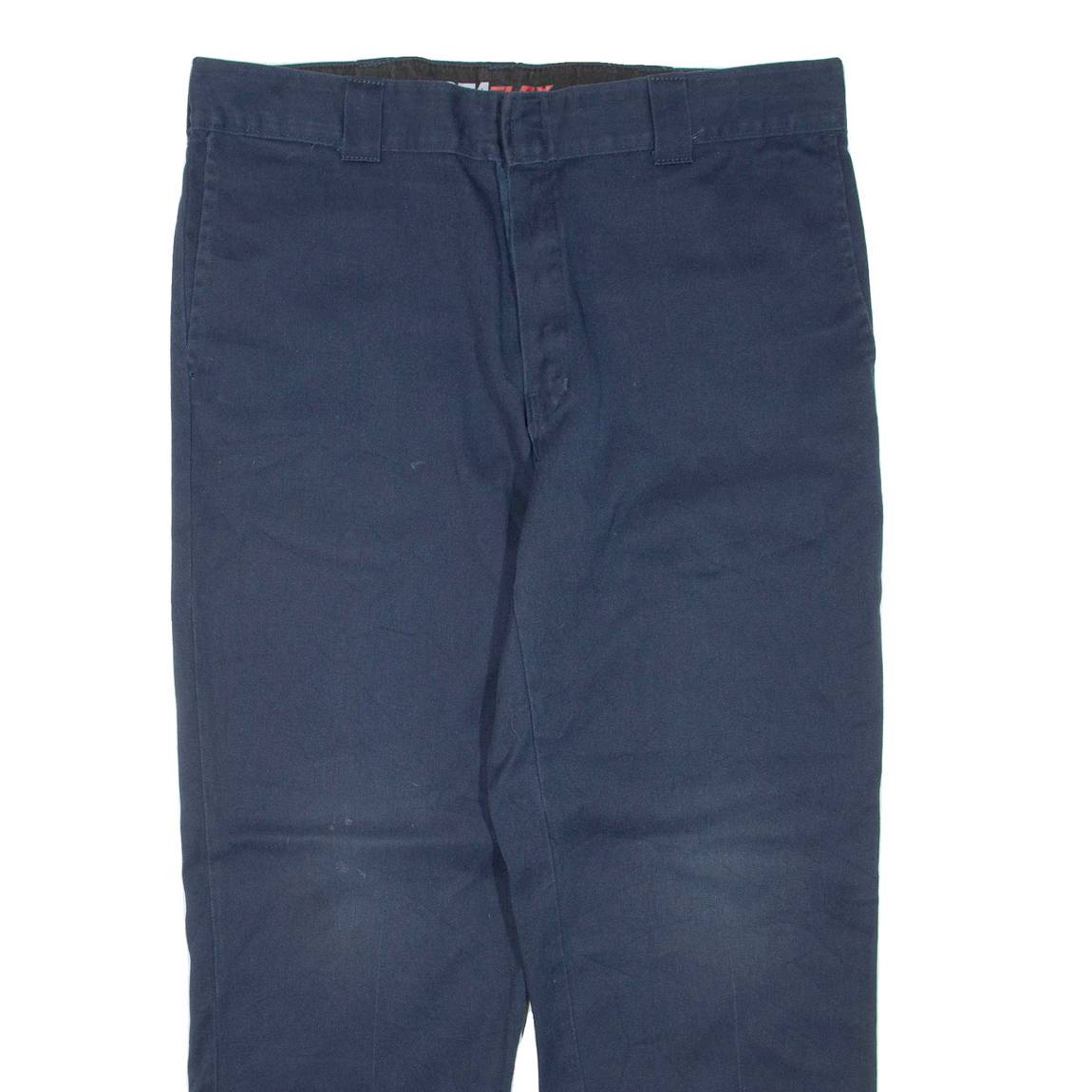 DICKIES Mens Trousers Blue Regular Straight W38 L30