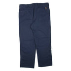 DICKIES Mens Trousers Blue Regular Straight W38 L30
