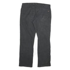 DICKIES Mens Regular Fit Black Denim Jeans Cotton Blend W36 L32 Workwear Zip