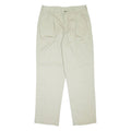 TOMMY HILFIGER Chino Mens Trousers Beige Relaxed Tapered W36 L32