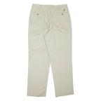 TOMMY HILFIGER Chino Mens Trousers Beige Relaxed Tapered W36 L32