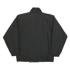 ADIDAS Mens Black Polyester Blend Track Jacket L Zip Athletic Leisure Sports