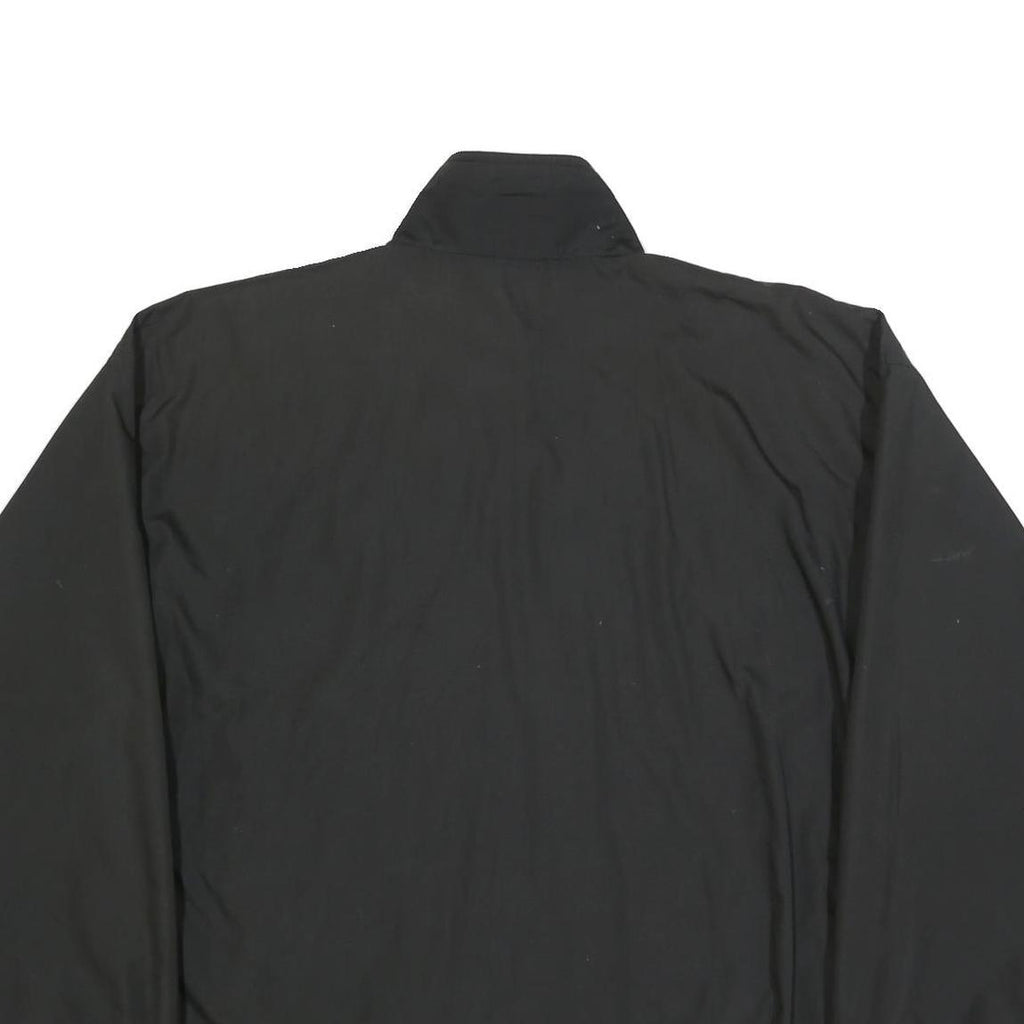 ADIDAS Mens Black Polyester Blend Track Jacket L Zip Athletic Leisure Sports