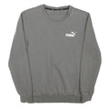 PUMA Mens Grey Crew Neck XS Sweatshirt Cotton Blend Casual Pullover