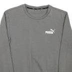 PUMA Mens Grey Crew Neck XS Sweatshirt Cotton Blend Casual Pullover