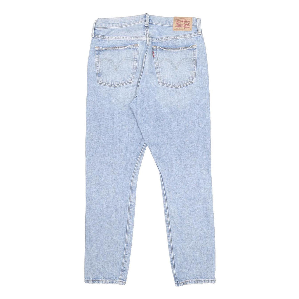 LEVI'S 501S Womens Jeans Light Blue Slim Skinny Denim W30 L28 Distressed