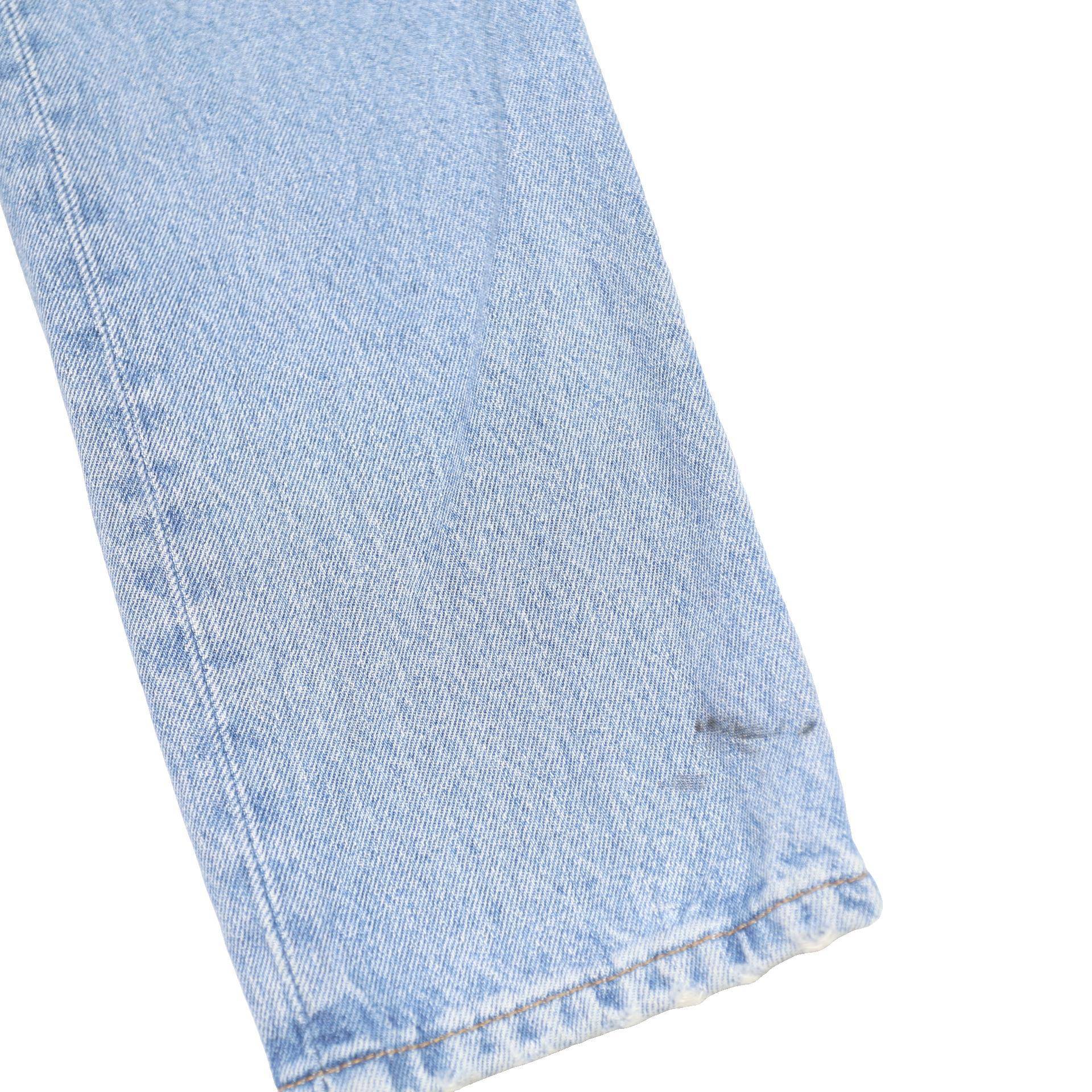 LEVI'S 501S Womens Jeans Light Blue Slim Skinny Denim W30 L28 Distressed