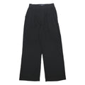 HOLLISTER Womens Black Polyester Blend Loose Wide-Leg Trousers W25 L28 Stylish