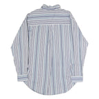 RALPH LAUREN POLO JEANS COMPANY Mens Blue & White Striped Shirt M Classic Cotton