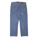 LEE Mens Regular Fit Blue Denim Jeans W34 L27 Cotton Blend Zip Classic Straight