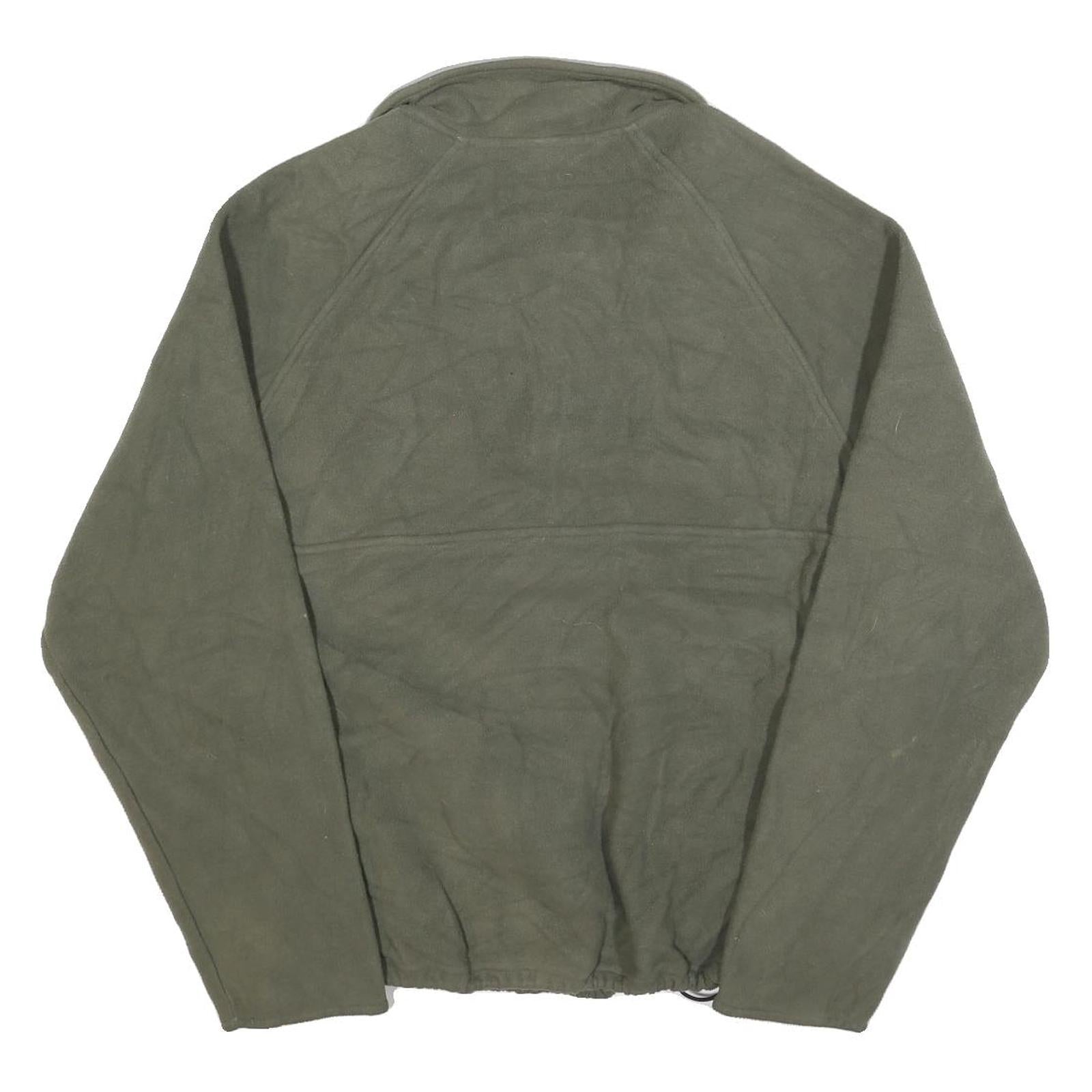 PRO SPIRIT Mens Green Pullover Polyester Blend Jumper XL Outdoor Casual Half Zip