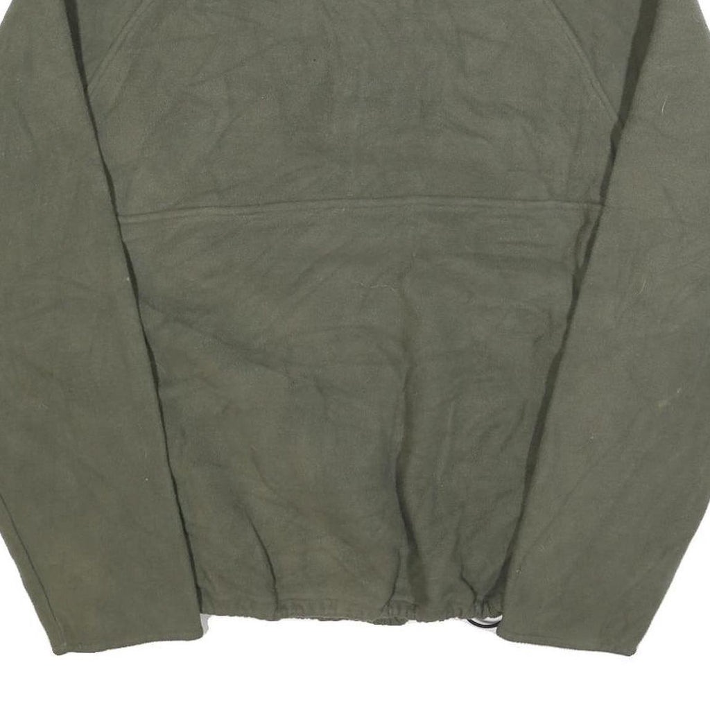 PRO SPIRIT Mens Green Pullover Polyester Blend Jumper XL Outdoor Casual Half Zip