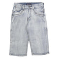 F3 JEANS Mens Denim Blue Casual Shorts M W30 Cotton Blend Comfortable Fit