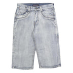 F3 JEANS Mens Denim Blue Casual Shorts M W30 Cotton Blend Comfortable Fit