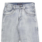 F3 JEANS Mens Denim Blue Casual Shorts M W30 Cotton Blend Comfortable Fit