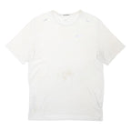 NIKE Mens White Plain T-Shirt M Short Sleeve Crew Neck Lightweight Comfort