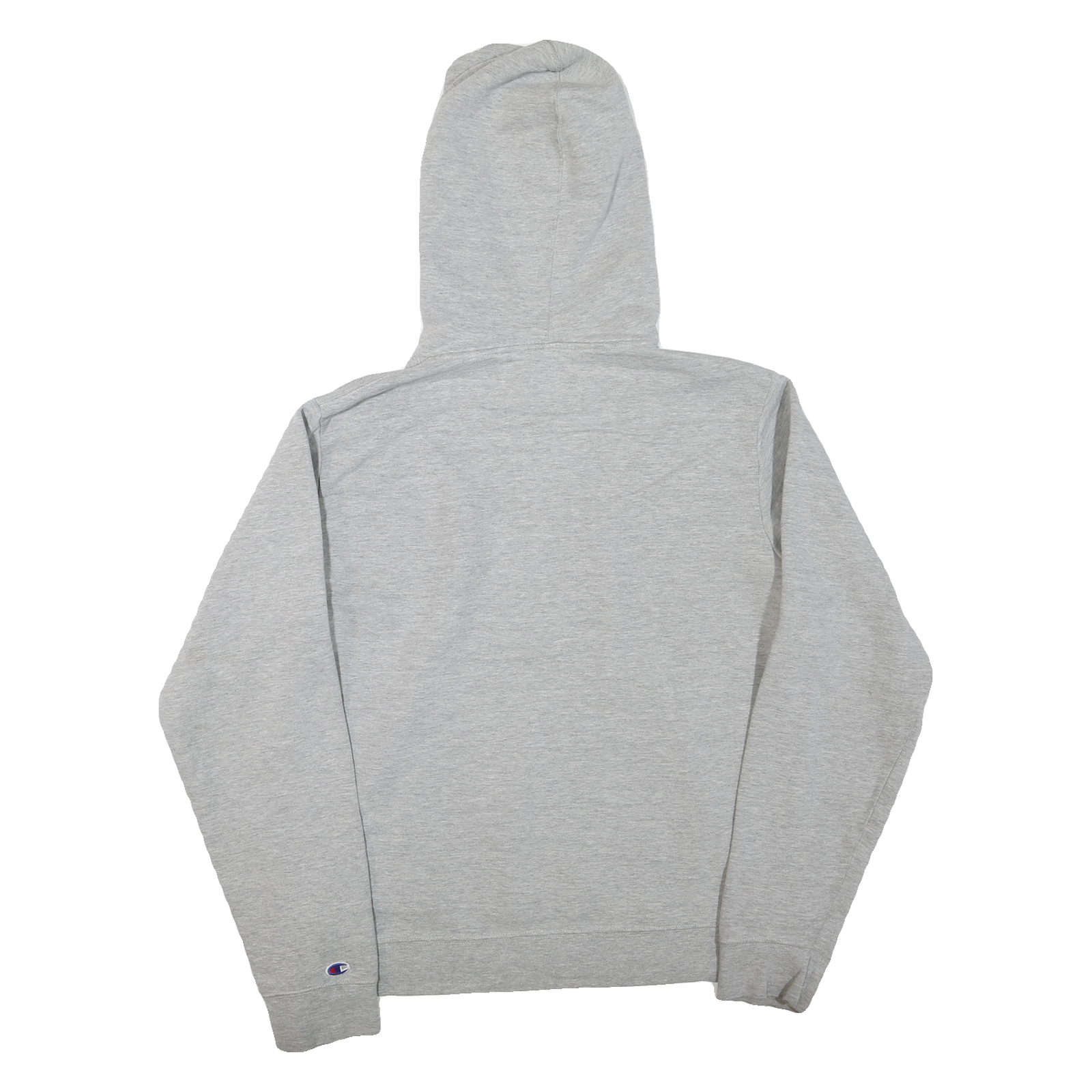 CHAMPION Mens Grey Hoodie L Cotton Blend Pullover Hooded Sweatshirt