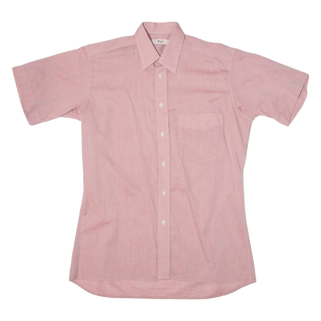 KAUF Womens Shirt Pink Striped L