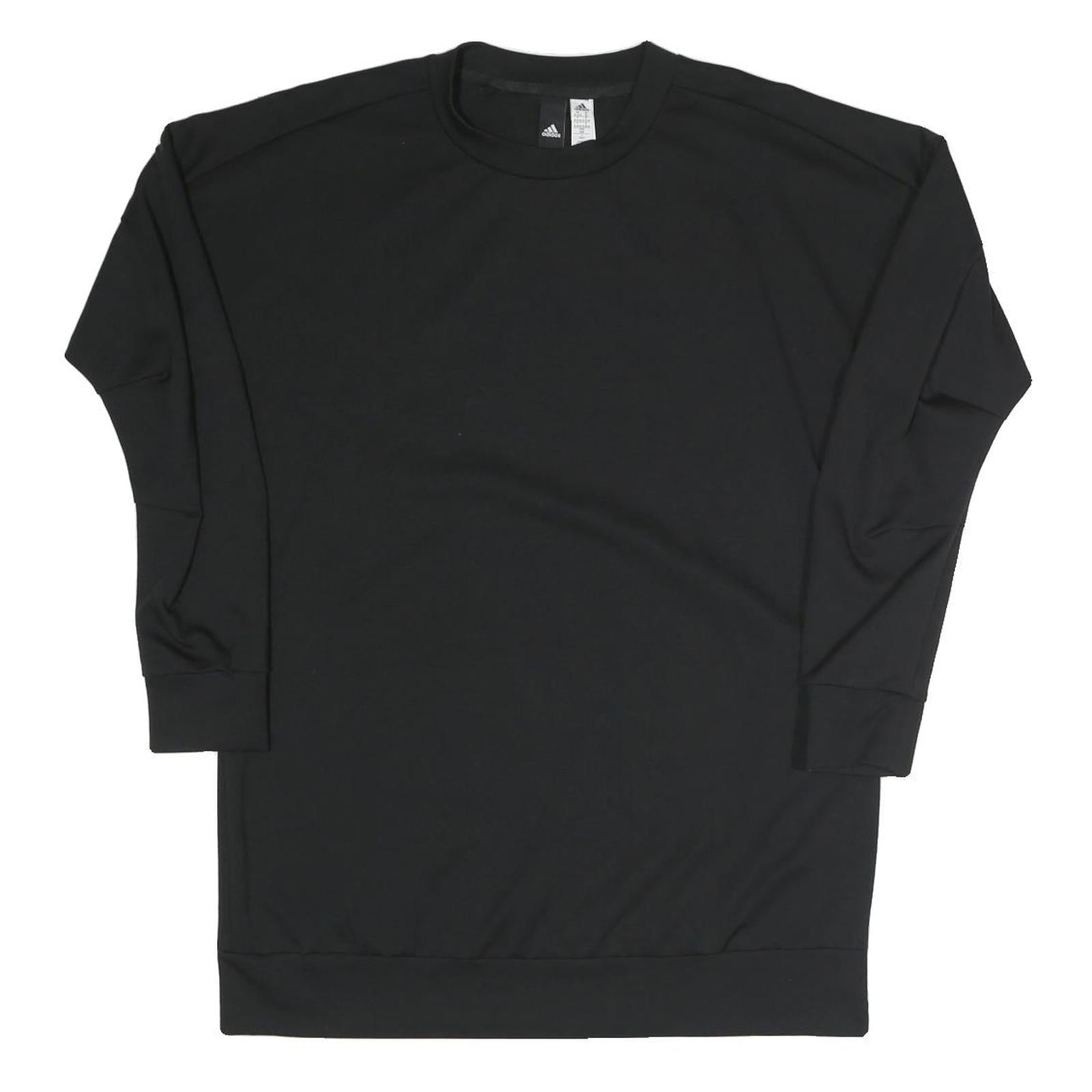 ADIDAS Womens Black Sweatshirt Crew Neck M Lightweight Pullover Casual