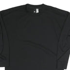 ADIDAS Womens Black Sweatshirt Crew Neck M Lightweight Pullover Casual