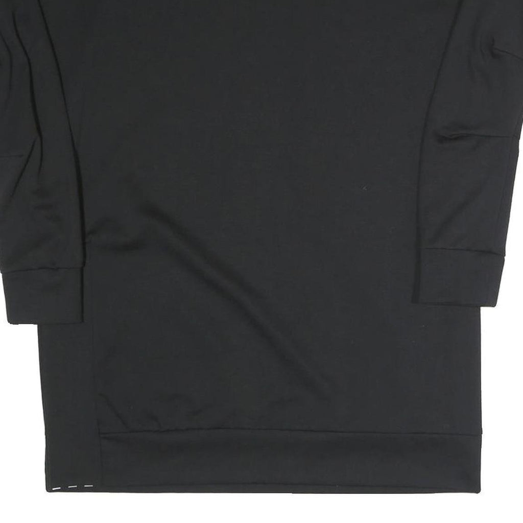 ADIDAS Womens Black Sweatshirt Crew Neck M Lightweight Pullover Casual