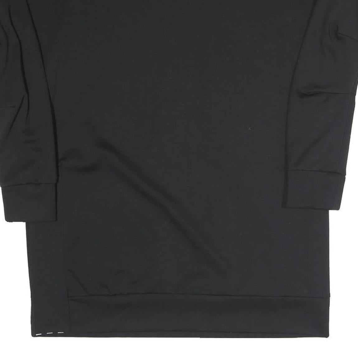 ADIDAS Womens Black Sweatshirt Crew Neck M Lightweight Pullover Casual