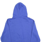 DICKIES Mens Blue Pullover S Cotton Blend Hoodie Workwear Logo Print