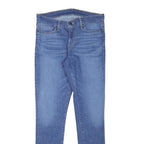 LEVI'S Womens Slim Blue Denim Jeans W30 L30 Cotton Blend Zip Pockets