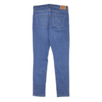 LEVI'S Womens Slim Blue Denim Jeans W30 L30 Cotton Blend Zip Pockets