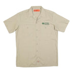 DICKIES Mens Beige Sustainable Solutions Cotton Blend Shirt M Workwear Utility