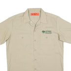 DICKIES Mens Beige Sustainable Solutions Cotton Blend Shirt M Workwear Utility