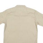 DICKIES Mens Beige Sustainable Solutions Cotton Blend Shirt M Workwear Utility