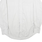 CROFT & BARROW Mens White Cotton Shirt L Classic Button-Down Long Sleeve