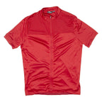 CRANE Cycling Mens Jersey Red Full Zip L