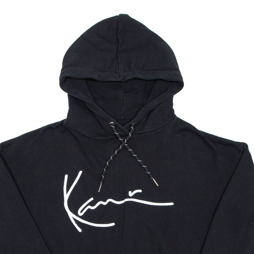 KARL KANI Cropped Womens Black Hoodie S