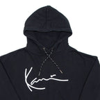 KARL KANI Cropped Womens Black Hoodie S
