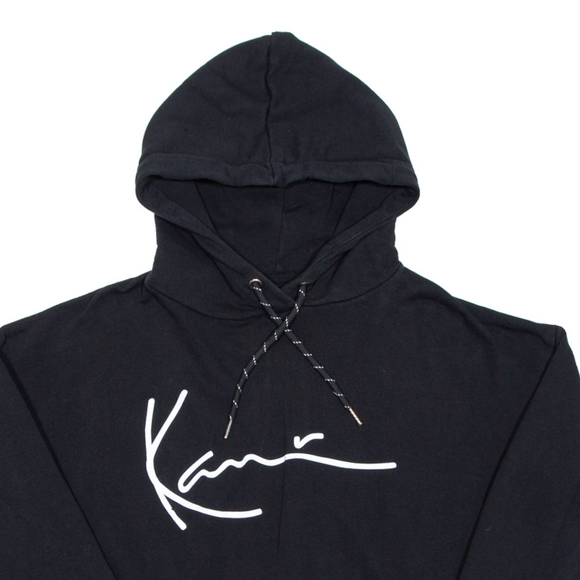 KARL KANI Cropped Womens Black Hoodie S