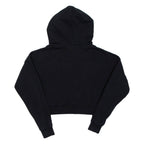 KARL KANI Cropped Womens Black Hoodie S