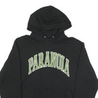 CHAMPION Mens Black Paranoia Pullover Hoodie M Cotton Blend Casual Wear