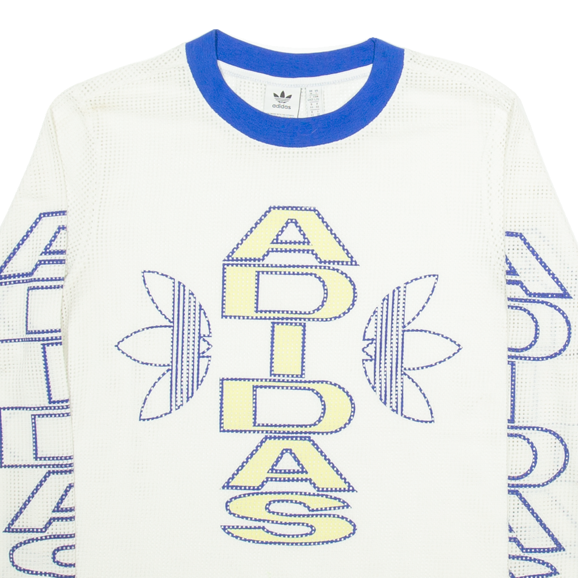 ADIDAS Womens Jersey White Long Sleeve Roll Neck UK 18