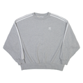 ADIDAS ORIGINALS Womens Sweatshirt Grey UK 8