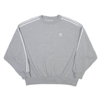 ADIDAS ORIGINALS Womens Sweatshirt Grey UK 8