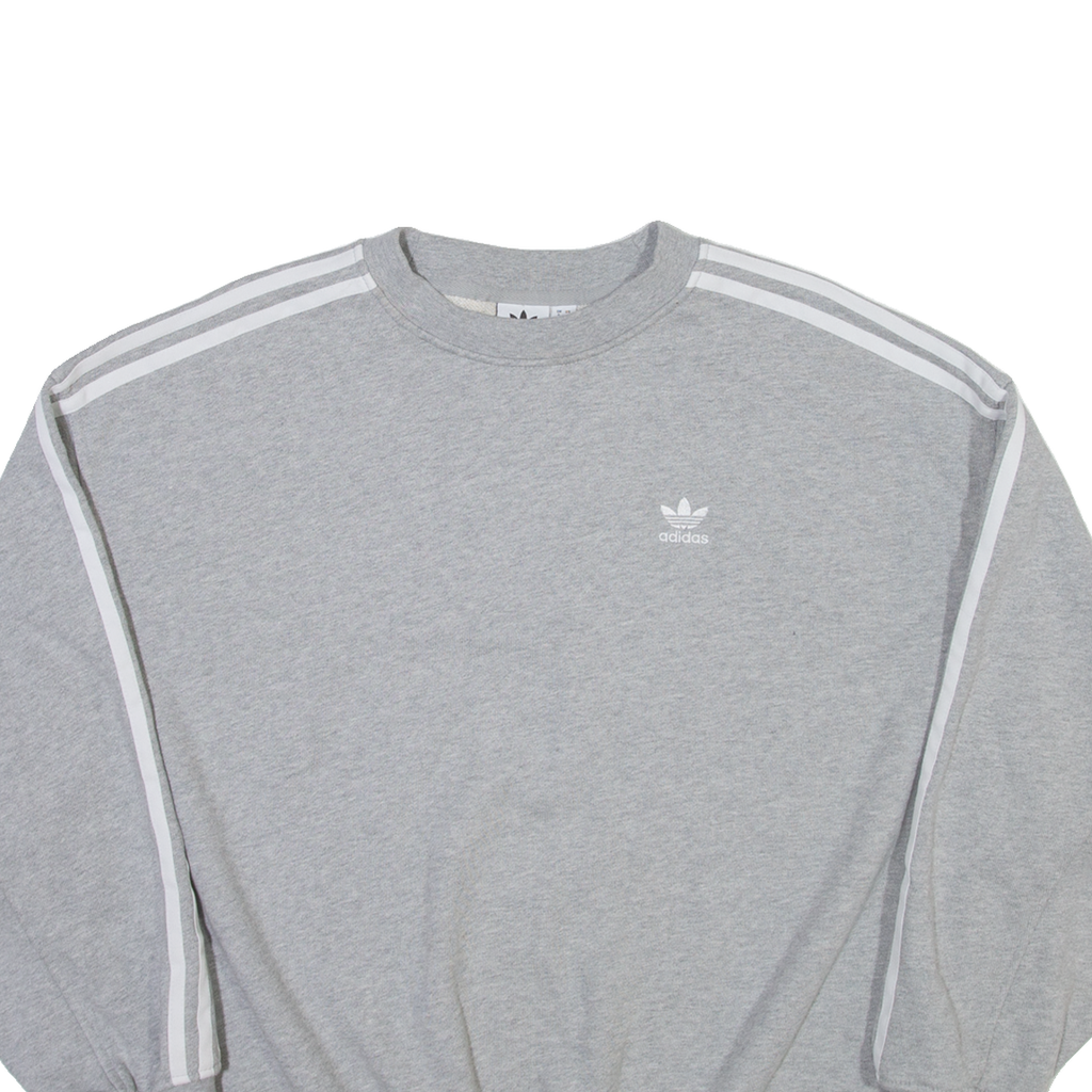 ADIDAS ORIGINALS Womens Sweatshirt Grey UK 8