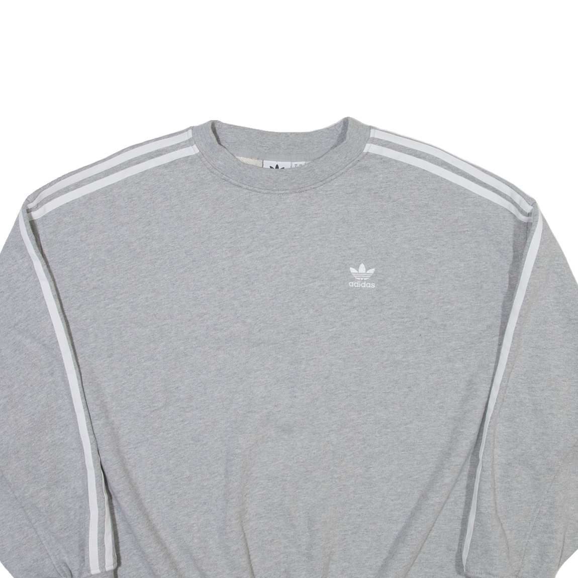 ADIDAS ORIGINALS Womens Sweatshirt Grey UK 8