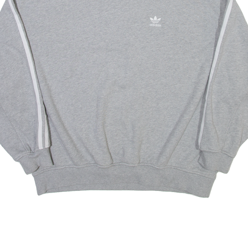 ADIDAS ORIGINALS Womens Sweatshirt Grey UK 8